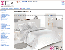 Tablet Screenshot of es-tela.com
